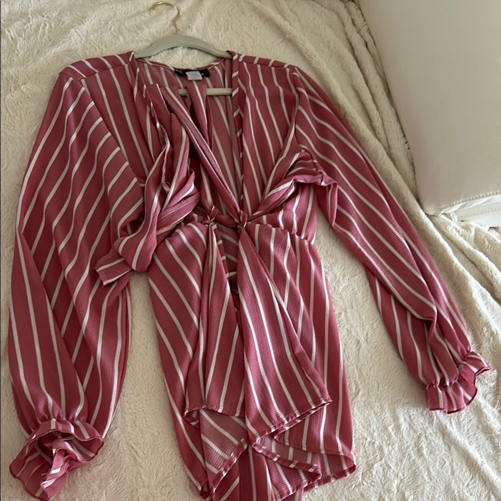 Striped Pink Blouse